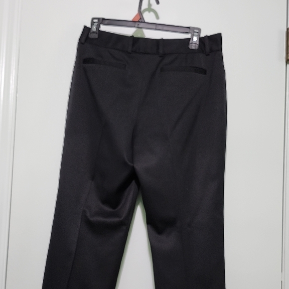 Anne Klein Black Straight Leg Pants Business Essential - Picture 6 of 7